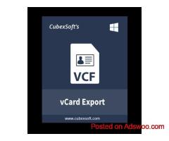 CubexSoft VCF Converter Tool