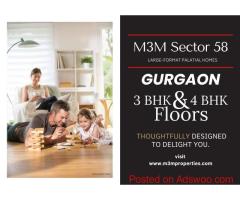 M3M Sector 58 - Low Rise Floors with Modern Amenities in Gurgaon