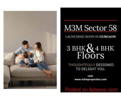 M3M Sector 58 - Low Rise Floors with Modern Amenities in Gurgaon