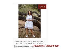 Make the Bat Mitzvah Unforgettable with a Stunning Tallit from Galilee Silks!