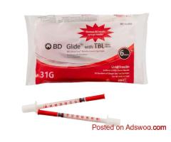 Buy BD Ultra Fine Needle Insulin Syringes - 100 Pcs Online