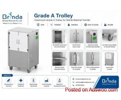 Clean room Equipment - Grade A Trolley Manufacturer