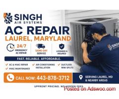 AC Repair Laurel Maryland | 24/7 Emergency HVAC Repair & Same-Day Service