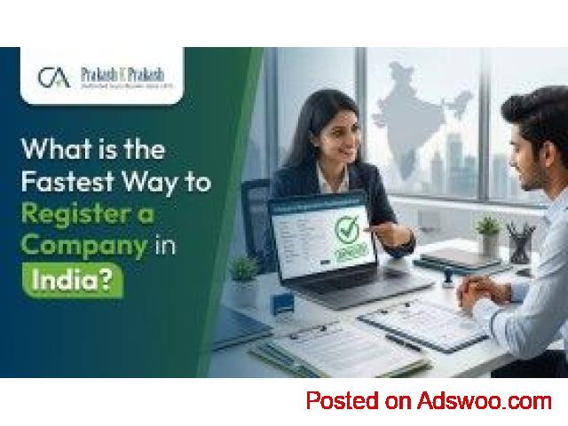 Fastest Way to Register a Company in India - 1/1