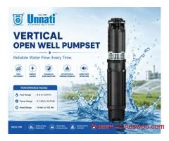 Vertical Open Well Pumpset for Agriculture & Industry