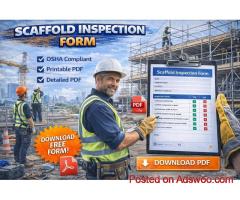 Scaffold Inspection Form