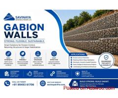 gabion retaining wall solutions in india