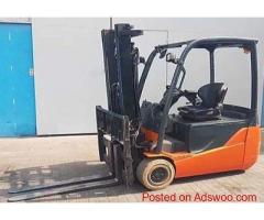 Quality Pre-Owned 3-Wheel Electric Forklifts Supplier