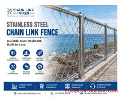 Stainless Steel Chain Link Fence for High-Security Enclosures