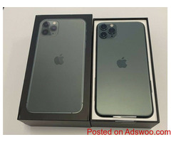 Apple iPhone 11 Pro 64GB $500, iPhone 11 Pro Max 64GB $550,iPhone 11 64GB $450,iPhone XS 64GB $400