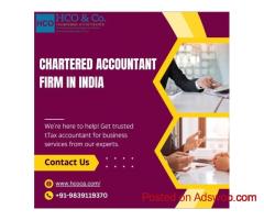 Chartered Accountant Firm in India with Expert CA Service