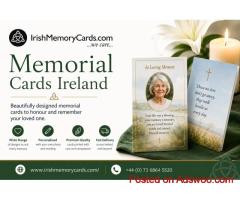 Create Lasting Tributes with Memorial Cards Ireland