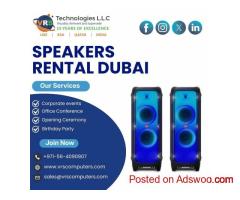 How Can Speakers Rental Dubai Elevate Event Presentations?