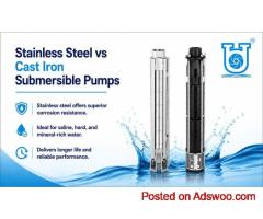 Stainless Steel vs Cast Iron Submersible Pumps Guide