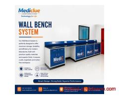 Wall Bench System Supplier in India – Lab Furniture Solutions