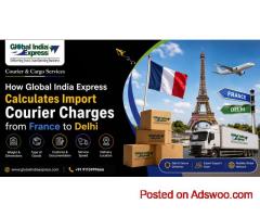Import Courier Services From France to India | Global India Express