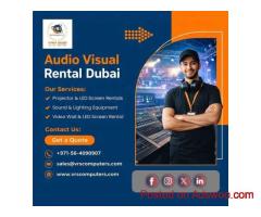 How Does Audio Visual Rental Dubai Support Event Branding?
