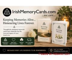 Memorial Cards Company Ireland – Quality Designs with Care