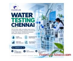 Water Testing Chennai – Reliable Water Quality Testing Services