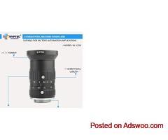 16 MM 25 MP High-Resolution Machine Vision Lens with 1.1-Inch Format and C-Mount