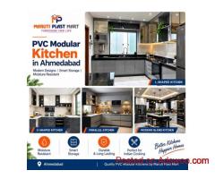 PVC Modular Kitchen in Ahmedabad | Waterproof Cabinets