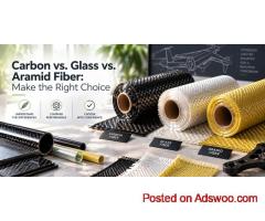 Aramid vs. Carbon Fiber vs. Glass Fiber