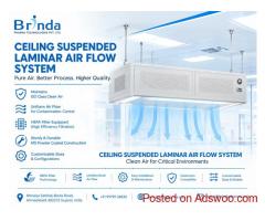 Ceiling Suspended Laminar Air Flow System | Cleanroom Equipment