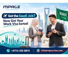 Saudi Work Visa Assistance in Dubai | MProz Visa Services