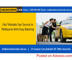 24x7 Reliable Taxi Service In Melbourne With Easy Booking