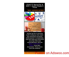 Get SOC 1 & SOC 2 audit Reports from SAV Associates